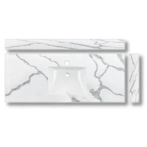 55" Quartz Vanity Top